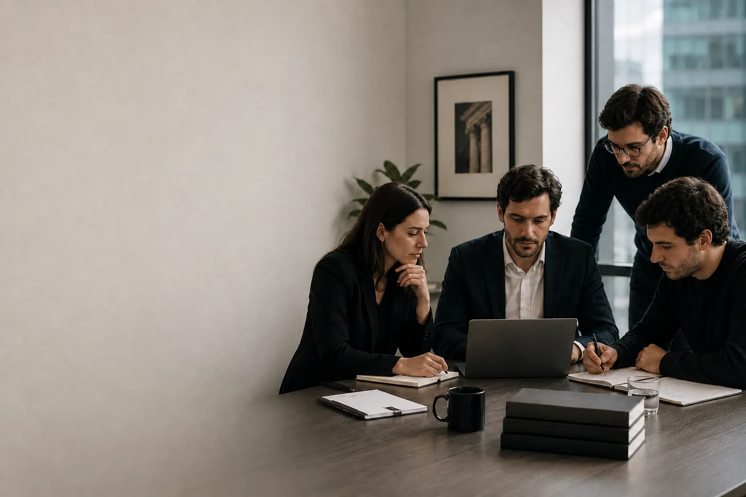 Equipo de LawyersinTech trabajando sobre una solución jurídica y tecnológica